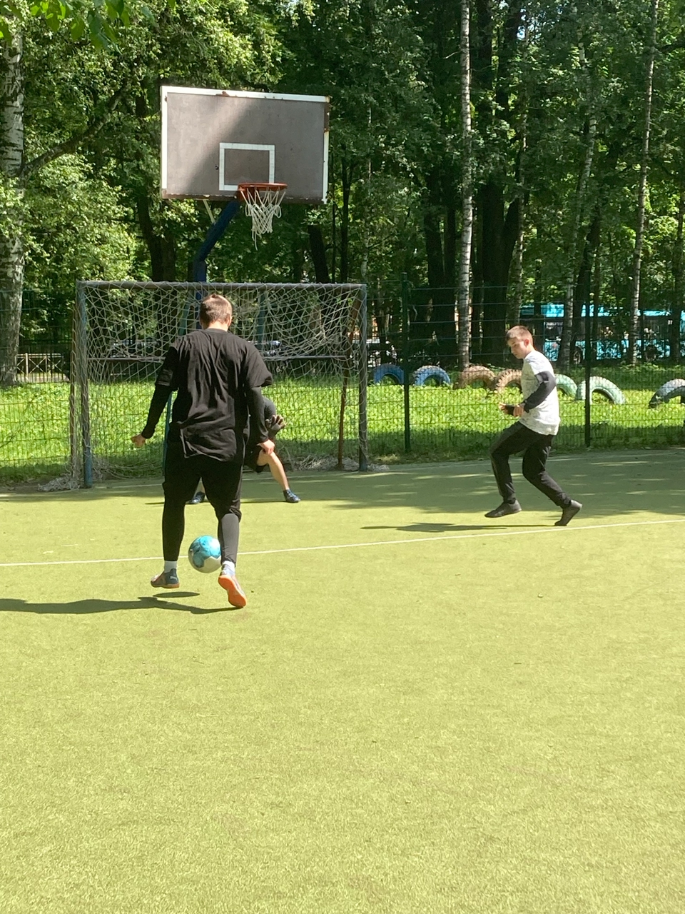 Дружеский турнир по мини - футболу.