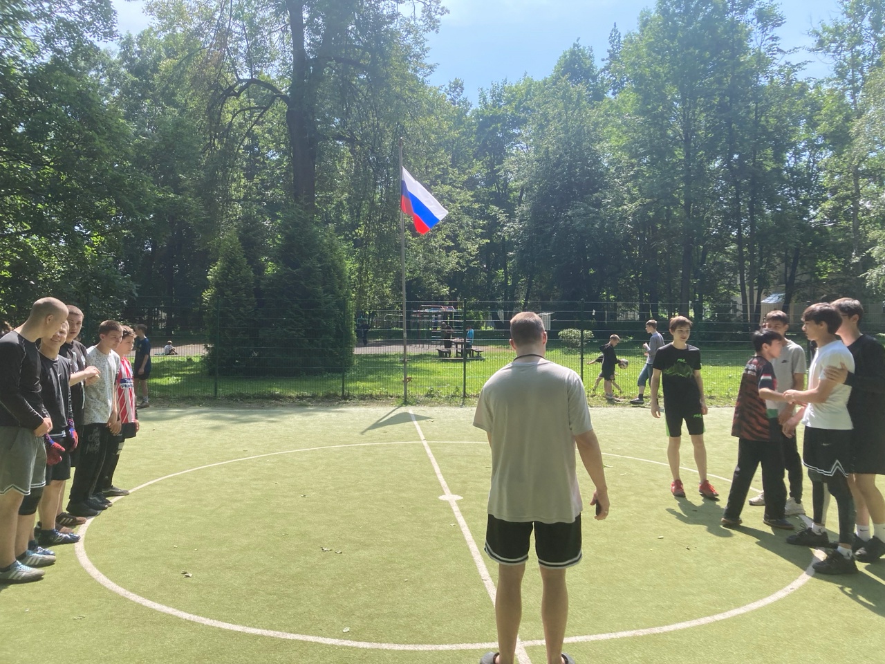 Дружеский турнир по мини - футболу.