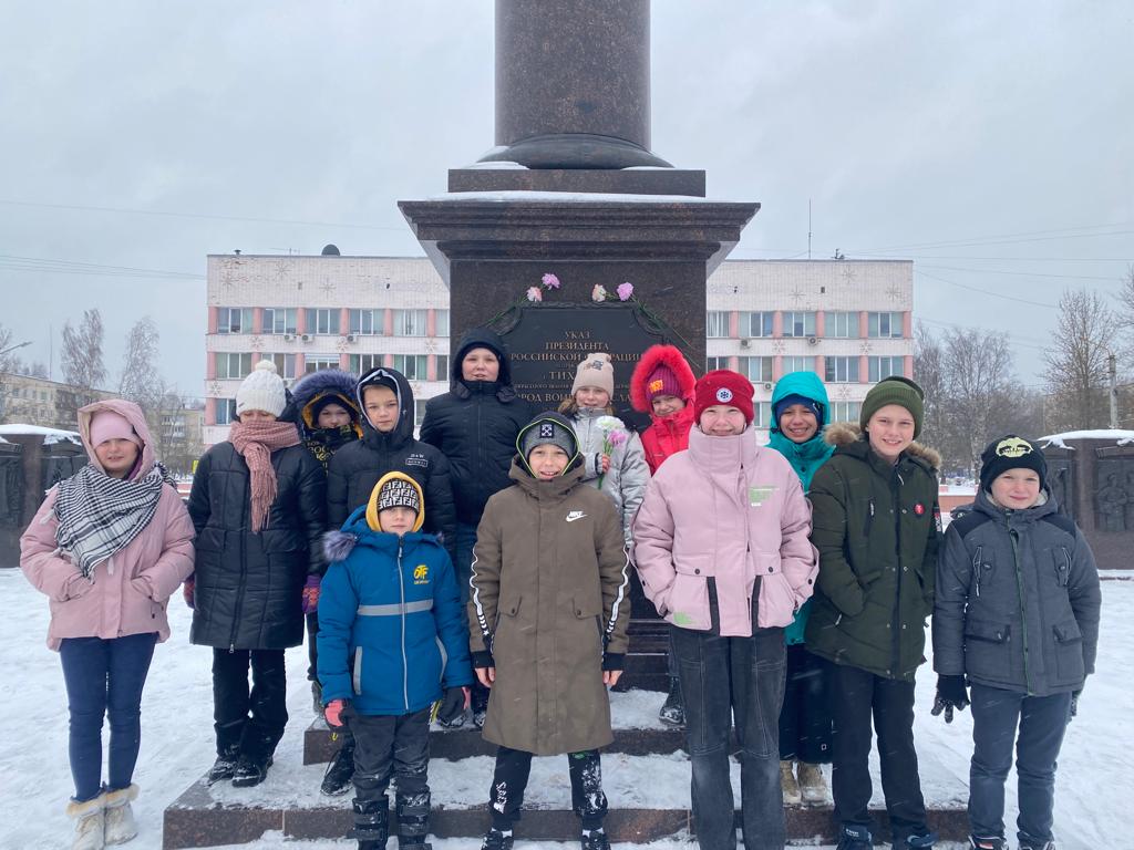 Участие в Акции "Защитники отечества"