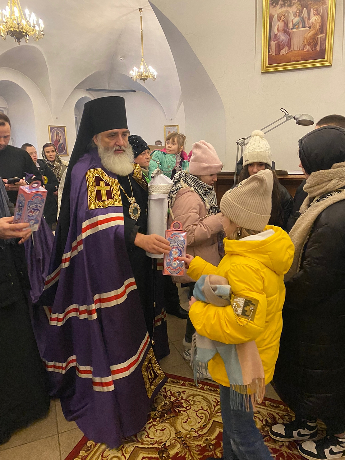 Рождественский праздник в Тихвинском Богородичном Успенском мужском монастыре