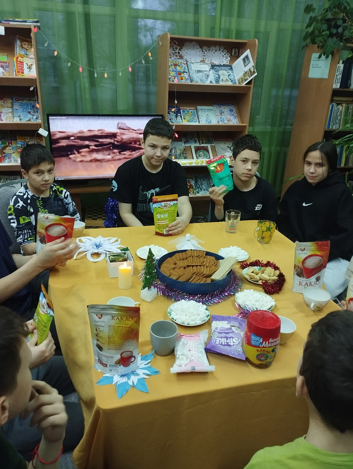 Вкусное путешествие в мир какао: в библиотеке прошла познавательная вечеринка.