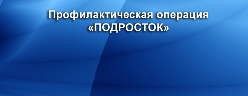 4 этап профилактической операции Подросток «Занятость»