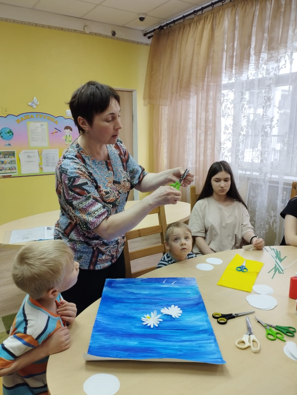  Мастер-класс «Ромашковый букет»