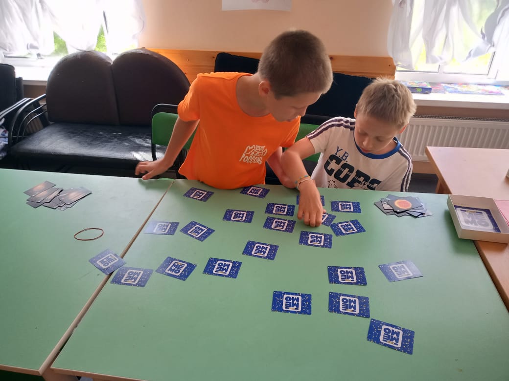 В свободное время играем в настольные игры
