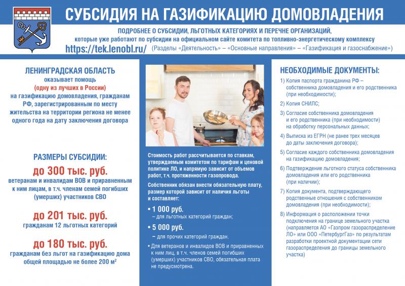 О возможности догазификации домовладений и привлечения субсидии для выполнения работ в границах земельных участков 