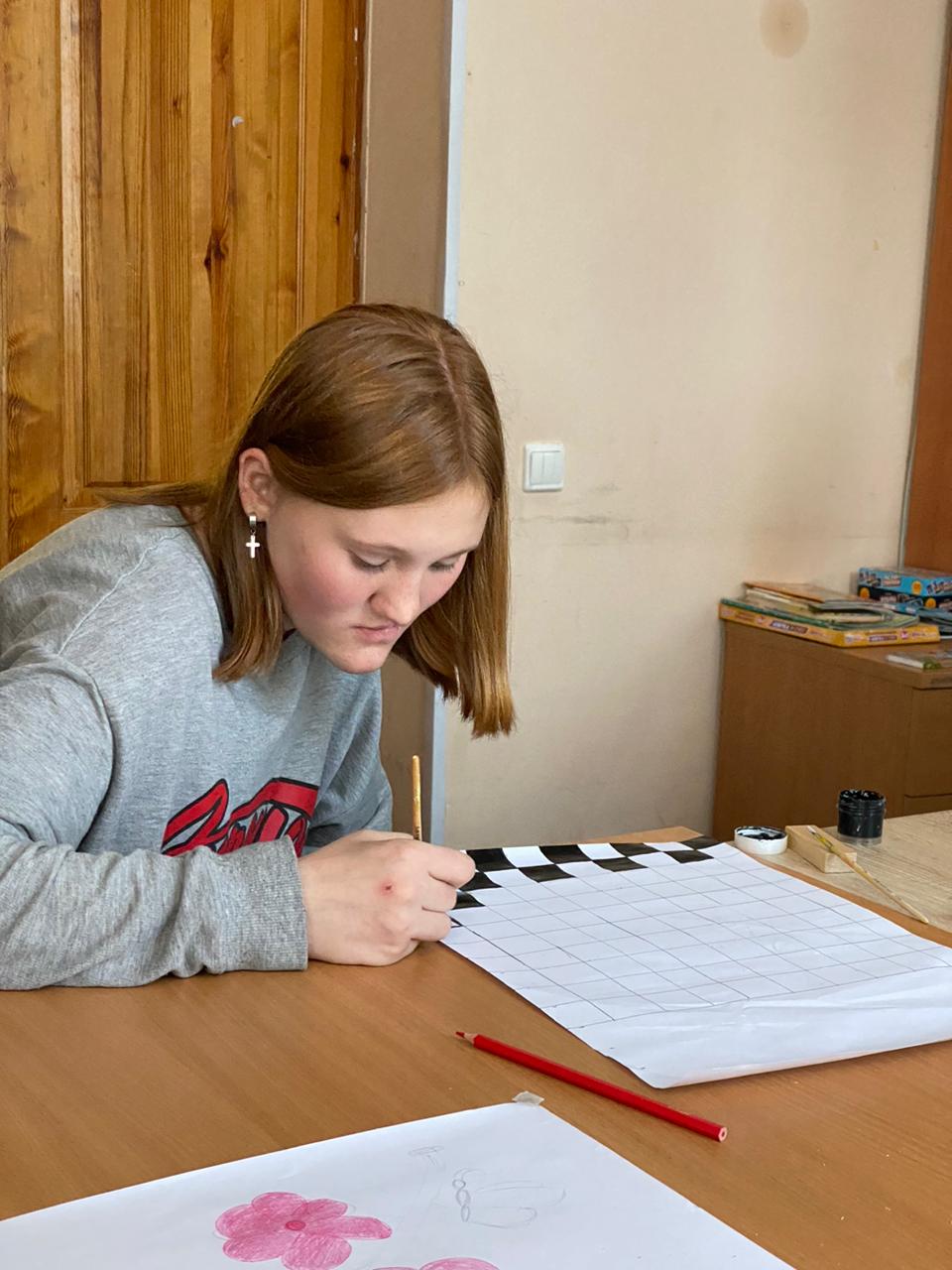 Занятия в помещении во время дождя
