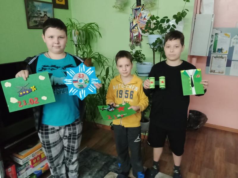 Победа во Всероссийском конкурсе детского творчества «С Днём защитника Отечества»