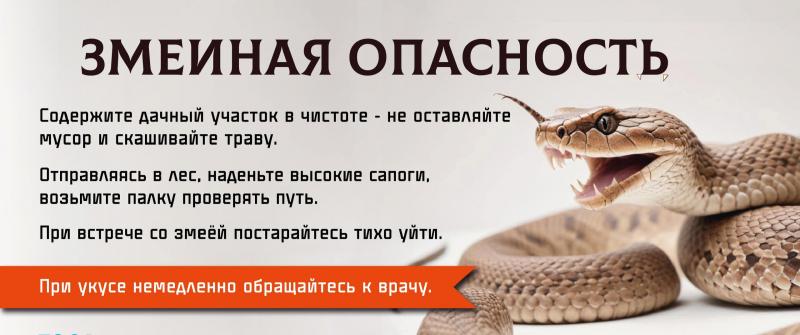 Осторожно, змеи!