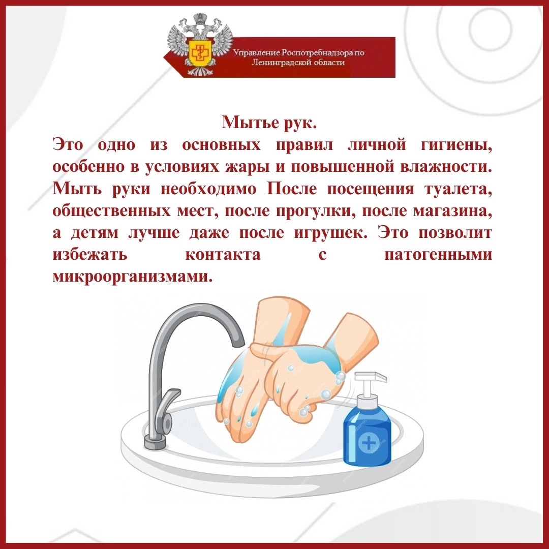 Важные правила гигиены в летнее время