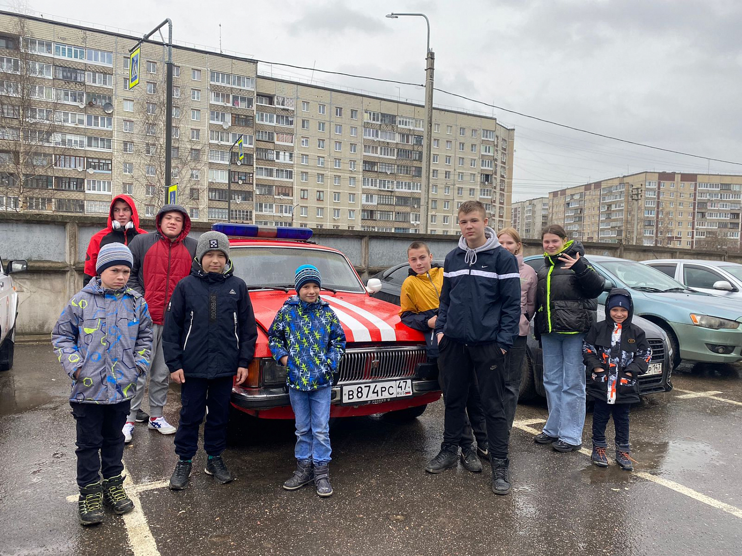 Экскурсия в 61 пожарно-спасательную часть Тихвинского района