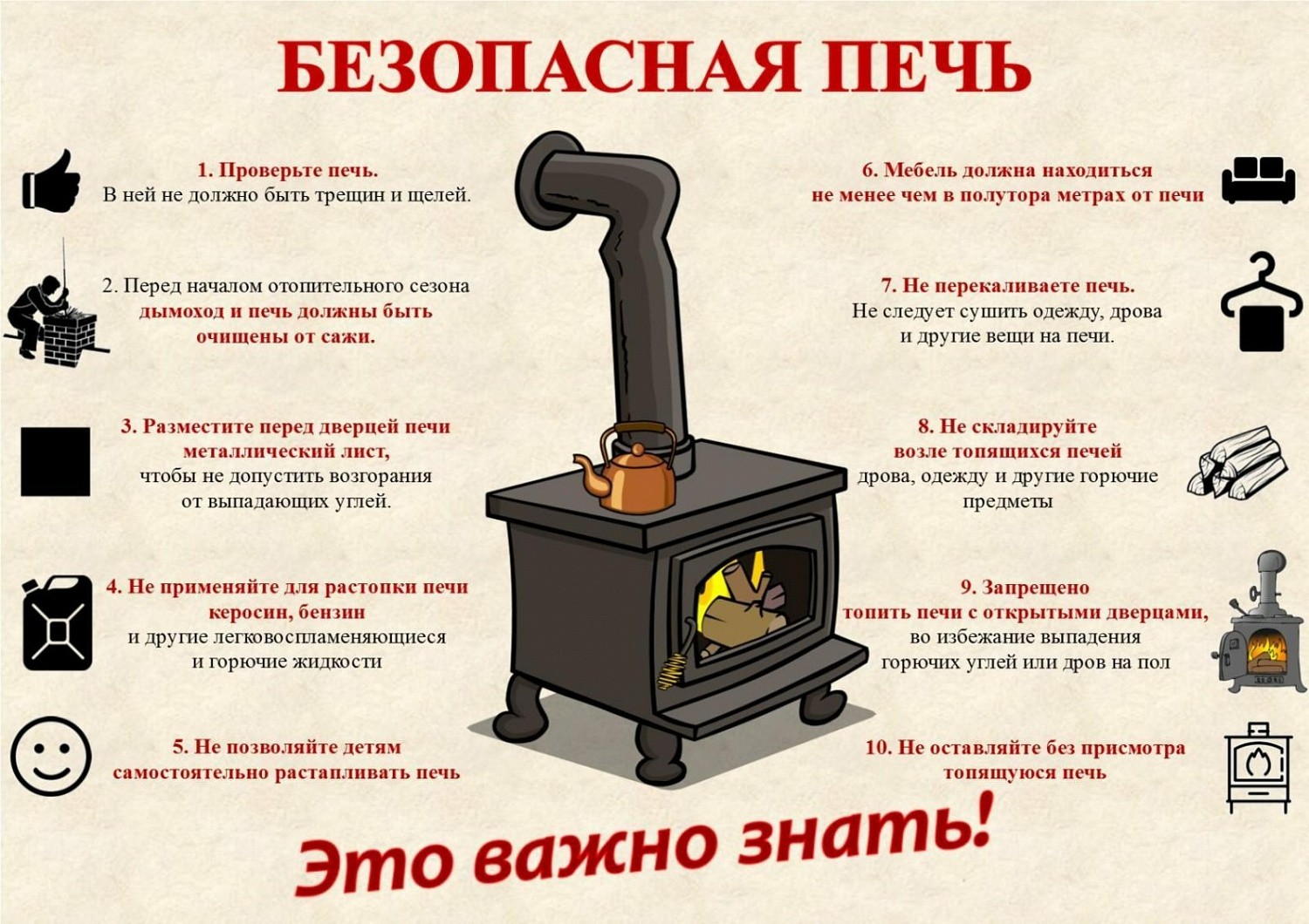 ОНДиПР Тихвинского района - памятки по ПБ и ГО