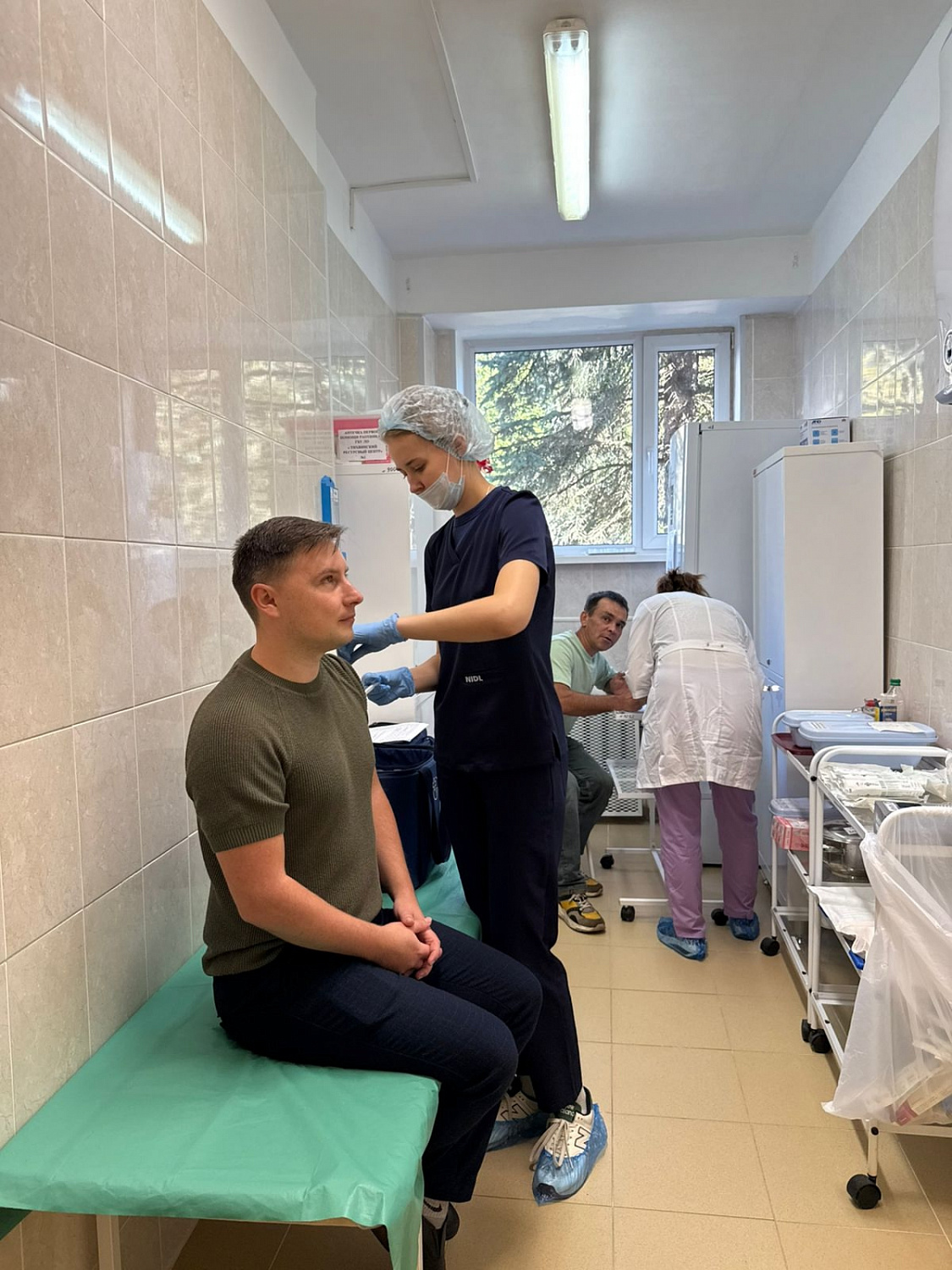 Проведена ежегодная вакцинация от гриппа