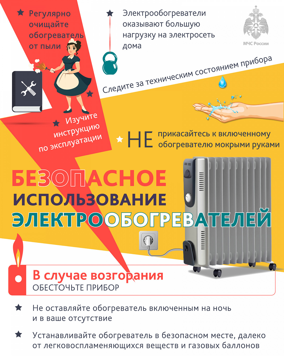 Памятка по пожарной безопасности ОНД и ПР Тихвинского района