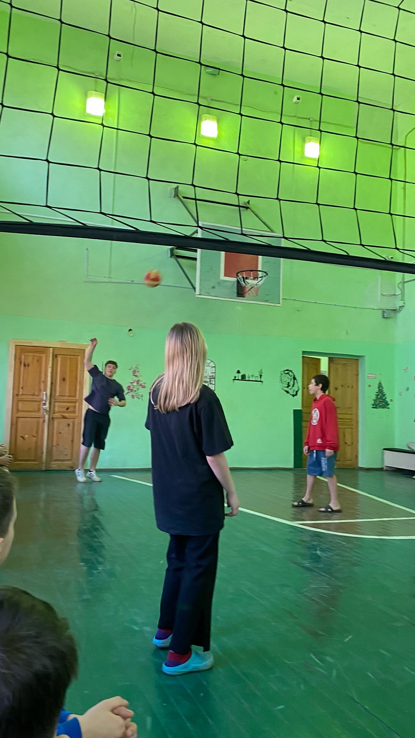 Дружеская встреча по волейболу и пионерболу 